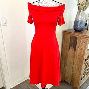 Karen Millen Off-Shoulder Midi Dress